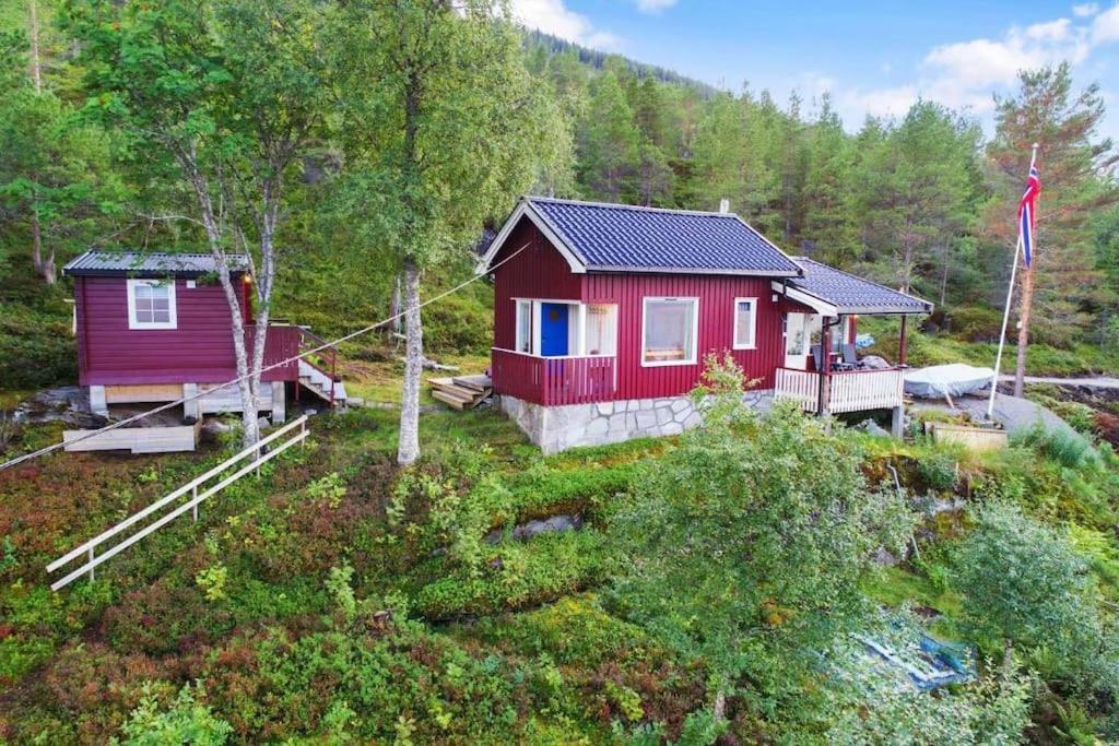 Cozy Cabin With A Great View Skamdal Exterior foto
